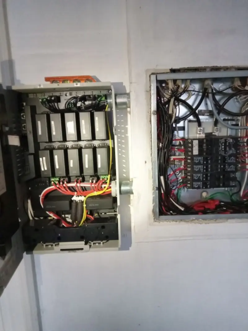 Electrical panel upgrade completed for Security Camera Wiring in New Sewickley